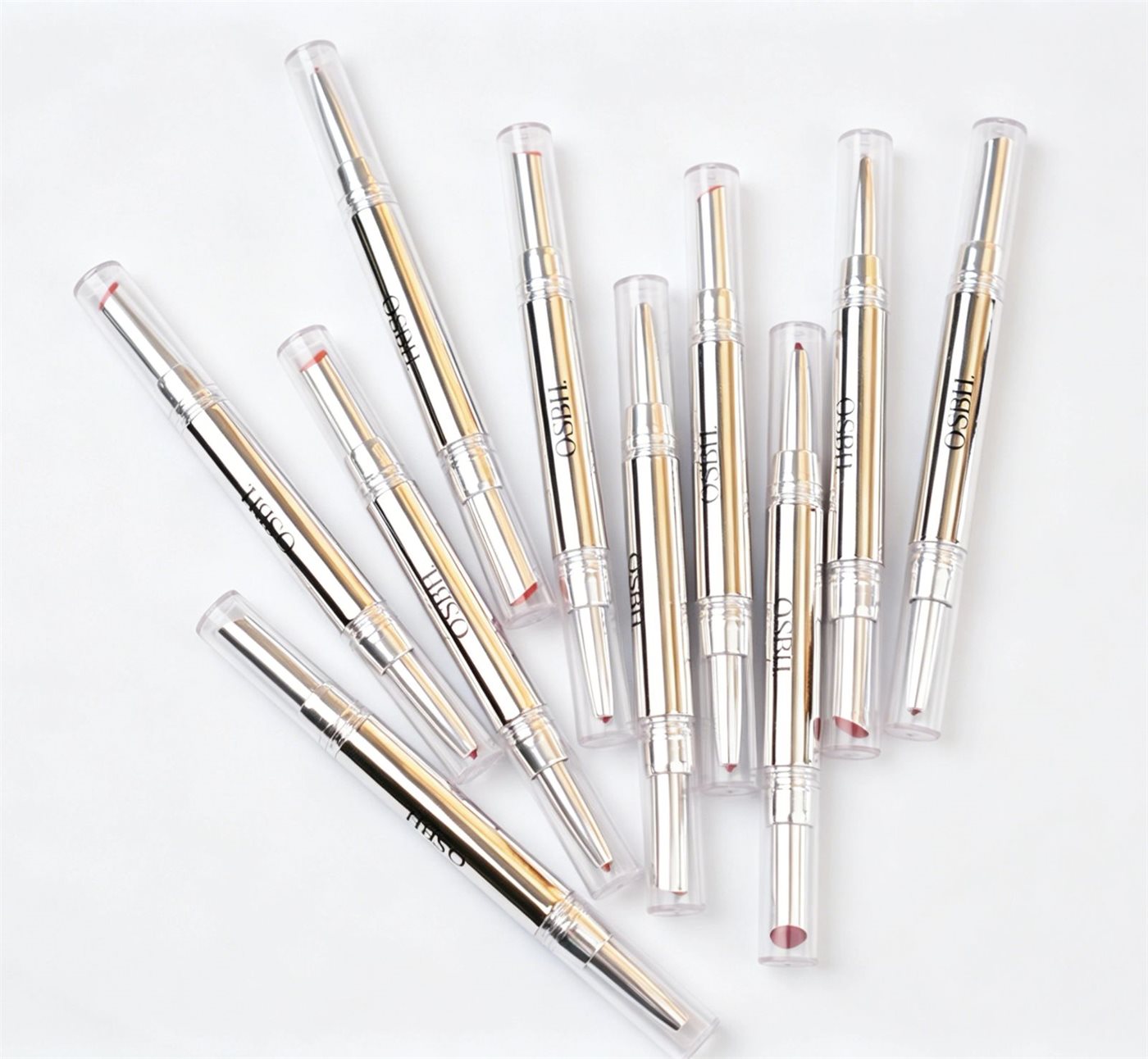 OSBH lip liner — in-house formula samples